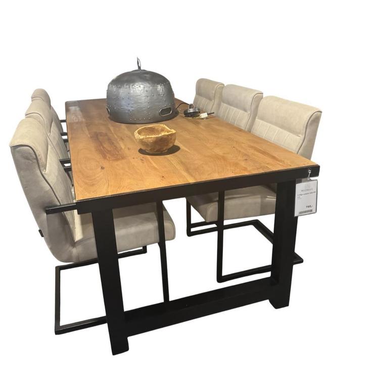 !ACTIE! Eettafel Lodge voor een SPOTPRIJS! | OP=OP, Huis en Inrichting, Tafels | Eettafels, 50 tot 100 cm, 200 cm of meer, Rechthoekig