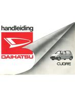 1991 DAIHATSU CUORE INSTRUCTIEBOEKJE NEDERLANDS, Auto diversen, Handleidingen en Instructieboekjes