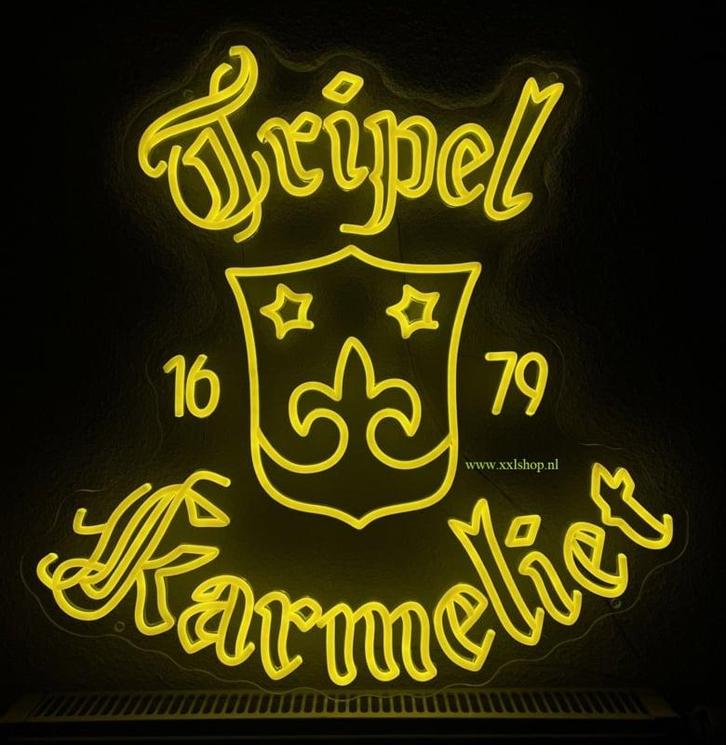 Tripel Karmeliet NEON bord led lichtbord verlichting lamp XX, Verzamelen, Merken en Reclamevoorwerpen, Nieuw, Verzenden