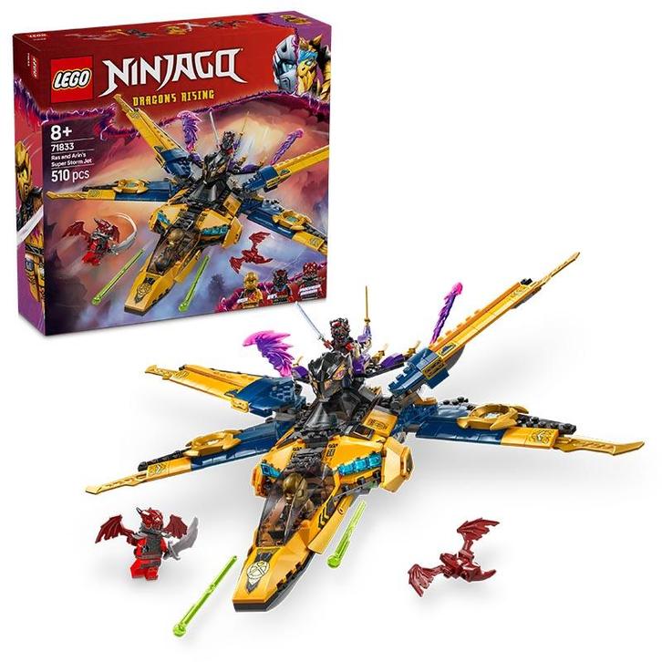 LEGO Ninjago - Ras and Arins Super Storm Jet 71833, Kinderen en Baby's, Speelgoed | Duplo en Lego, Ophalen of Verzenden