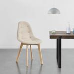 Eetkamerstoel Kopparberg 86x53x47 cm set van 6 beige, Huis en Inrichting, Stoelen, Verzenden, Nieuw