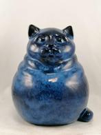Vanessa Bonino - sculptuur, Gattone - 19 cm - Majolica -