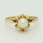 Ring - 18 karaat Geel goud - Zoetwater parel, Sieraden, Tassen en Uiterlijk, Ringen, Nieuw