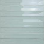 Wandtegel langwerpig vitral licht blauw decor axis 5x40, Nieuw, Ophalen of Verzenden, 10 m² of meer, Wandtegels