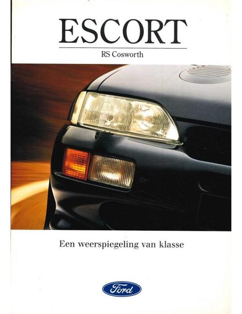 1993FORD ESCORT RS COSWORTH BROCHURE NEDERLANDS, Boeken, Auto's | Folders en Tijdschriften, Ford