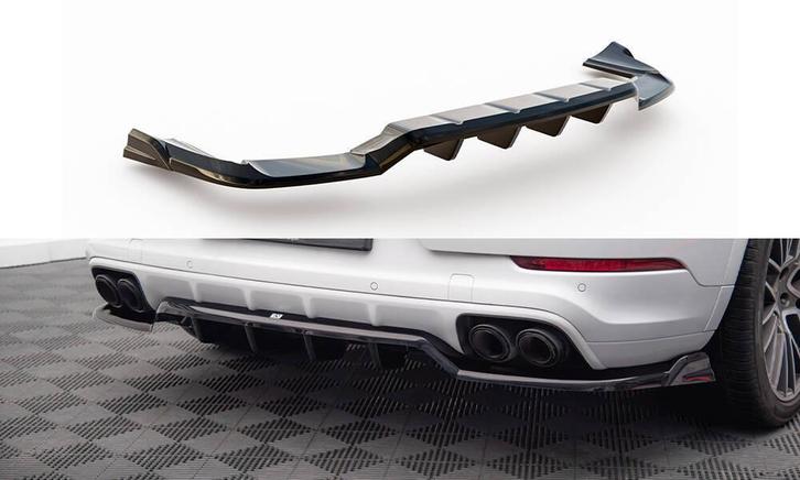 Diffuser Porsche Cayenne MK3 SUV/Coupe Maxton Glans Zwart, Auto-onderdelen, Carrosserie en Plaatwerk, Ophalen of Verzenden