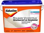 Alabastine Rolbare Voorstrijk Voor Structuurverf & Sierpl..., Doe-het-zelf en Verbouw, Verf, Beits en Lak, 5 tot 10 liter, Wit