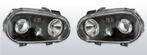 Koplampen Golf 4 | R32-Look | Xenon look lens | zwart, Auto-onderdelen, Verlichting, Nieuw, Ophalen of Verzenden, Volkswagen