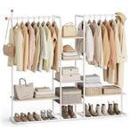 Open Kledingrek met 6 Planken en 2 Stangen – Industrieel Des, Verzenden, Nieuw