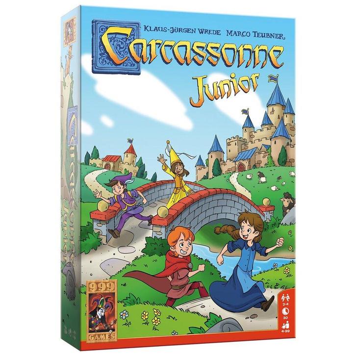 999 Games Carcassonne Junior, Hobby en Vrije tijd, Gezelschapsspellen | Bordspellen, Nieuw, Verzenden