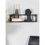 Wandplank Vintage Zwart Mangohout - Set van 3 Klein, Huis en Inrichting, Verzenden, Nieuw