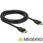 DeLOCK 83807 Displayport kabel 1.2a male/male 3m 4K, Computers en Software, Overige Computers en Software, Nieuw, Verzenden