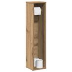 vidaXL Badkamerkast met rolhouder Artisan Oak 20,5x20x90 cm, Verzenden, Nieuw, (Half)hoge kast