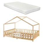 [en.casa] Kinderbed Treviolo met uitvalbeveiliging en matras, Kinderen en Baby's, Kinderkamer | Bedden, Verzenden, Nieuw
