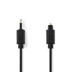 Toslink naar mini Toslink | Nedis | 1 meter (Optisch, Zwart), Audio, Tv en Foto, Verzenden, Nieuw