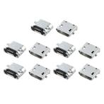 Female micro usb connector - 10 stuks, Hobby en Vrije tijd, Elektronica-componenten, Verzenden, Nieuw