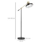 TRUUSK Staande Lamp, In Hoogte Verstelbare Booglamp 40 W, Dr, Huis en Inrichting, Lampen | Vloerlampen, Verzenden, Nieuw
