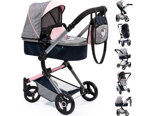 Bayer Design Neo Vario - Poppenwagen - Verstelbare duwstang, Huis en Inrichting, Woonaccessoires | Overige, Zo goed als nieuw