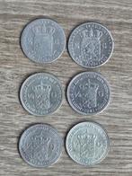 Nederland. Willem II. 1/2 Gulden 1848/1930, 6 stuks (Zonder