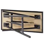 Inklapbare werkbank zwart 100 cm met houten werkblad, Ophalen of Verzenden, Nieuw