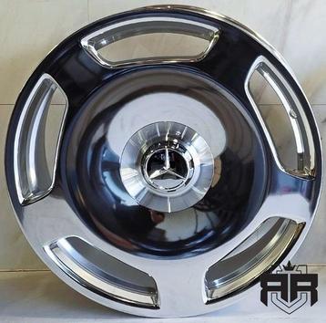 19 inch 5x112 Mercedes Maybach Design H3068F Chrome Velgen beschikbaar voor biedingen