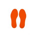 Voetstap voor vloermarkering - Oranje - Vlak -, Verzenden