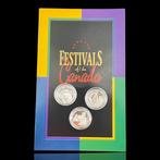 Canada. 3 x 50 Cents Prata Proof, Comemorativo - Festivais