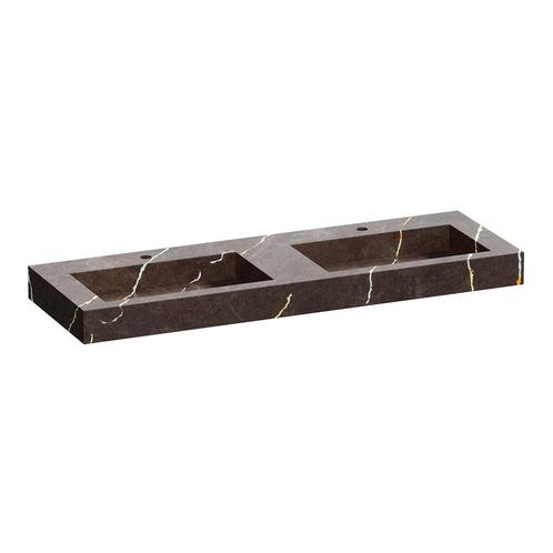 Wastafel Topa Artificial Marble 140 Copper Brown (2 krgt.), Doe-het-zelf en Verbouw, Sanitair, Overige typen, Nieuw, Ophalen of Verzenden
