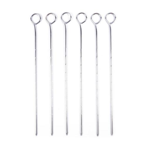 Benson BBQ spiesen - RVS - 28 cm - 6 stuks - ideaal voor..., Tuin en Terras, Barbecue-accessoires, Nieuw, Ophalen of Verzenden