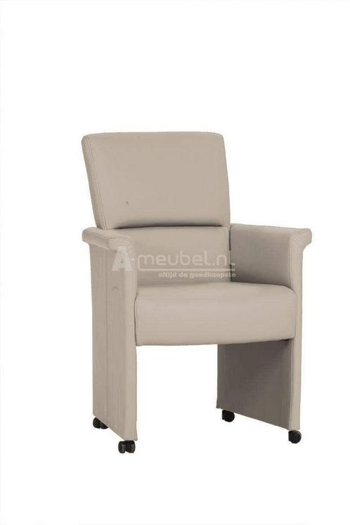 Eetkamerstoel Yfke - eetkamerstoelen - Beige, Huis en Inrichting, Stoelen, Nieuw, Stof