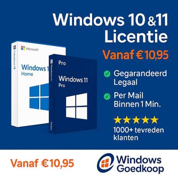Windows 10 en 11 Home / Pro Licentie – Per Mail binnen 1 min beschikbaar voor biedingen