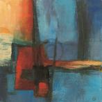 Kunstdruk Bea Danckaert - Abstract Night 30x30cm, Huis en Inrichting, Verzenden, Nieuw