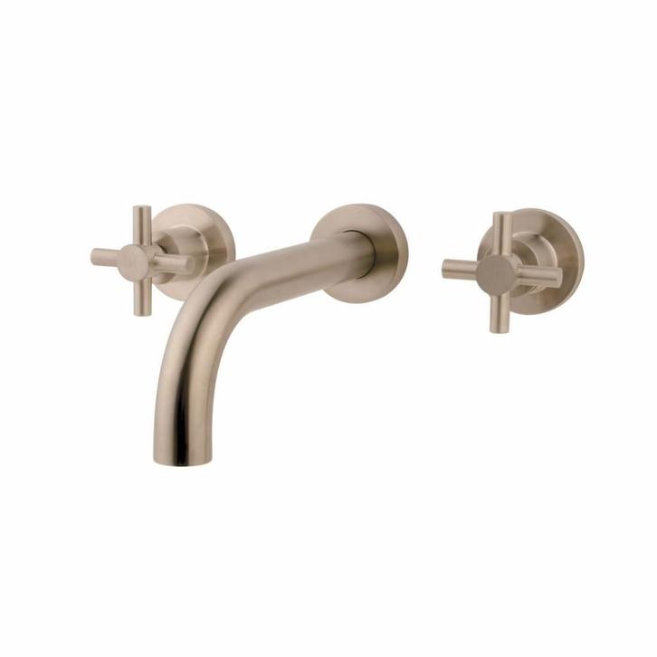 Wastafel Afbouwdeel Donar Cross 2-Knops Rvs, Doe-het-zelf en Verbouw, Sanitair, Ophalen of Verzenden