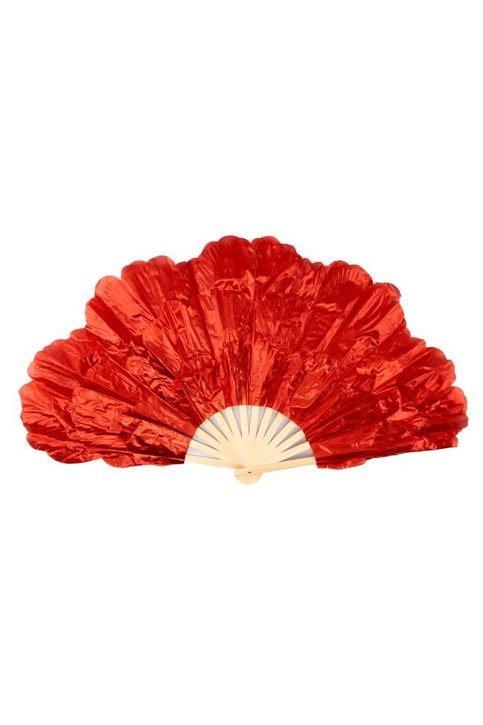 Waaier Luxe Rood Bloem Fleurig Flower Rode Fan Handwaaier Vo, Kleding | Dames, Carnavalskleding en Feestkleding, Nieuw, Ophalen of Verzenden