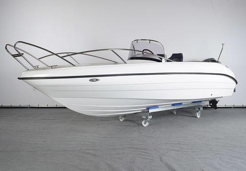 Rajo 560 open | Tohatsu 100pk, Watersport en Boten, Speedboten, Buitenboordmotor, 3 tot 6 meter, Benzine, Nieuw, Polyester, Ophalen of Verzenden