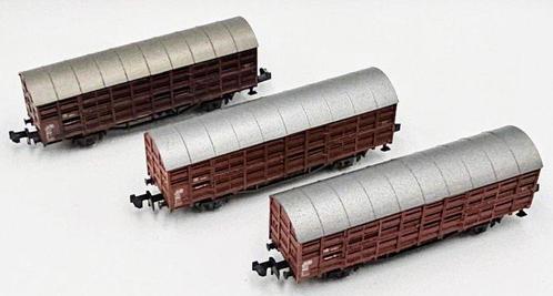 Roco N - 25051 - Modeltrein goederenwagon (3) - Drie, Hobby en Vrije tijd, Modeltreinen | N-Spoor
