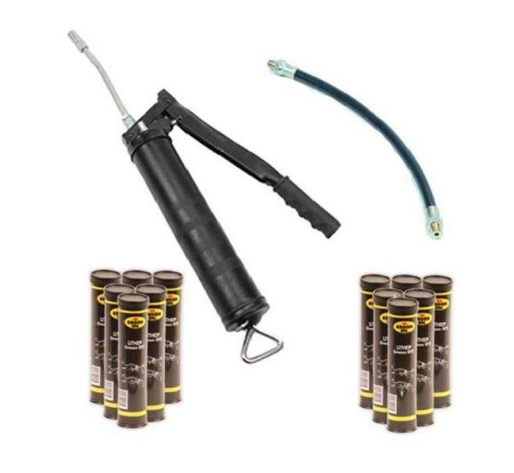 Vetspuit + 12 vetpatronen en vetspuit slang!, Auto diversen, Overige Auto diversen, Verzenden