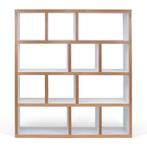 *WOONWINKEL* TemaHome Berlin 12-vaks Roomdivider Wit Met Hou, Huis en Inrichting, Kasten | Boekenkasten, Verzenden, Nieuw