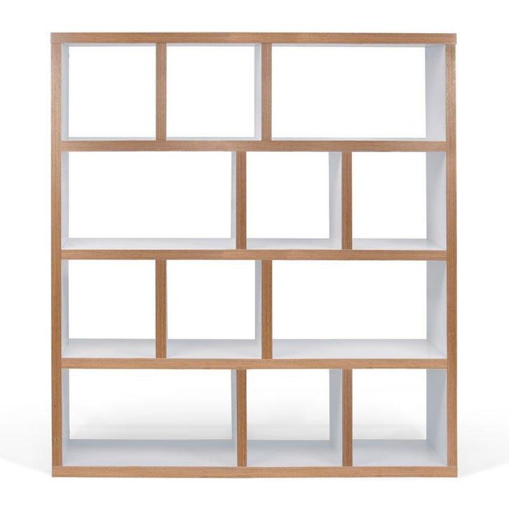 *WOONWINKEL* TemaHome Berlin 12-vaks Roomdivider Wit Met Hou, Huis en Inrichting, Kasten | Boekenkasten, Nieuw, Verzenden