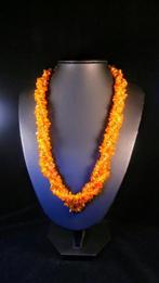 Gepolijst - Barnsteen - Long Baltic Amber necklace - clear