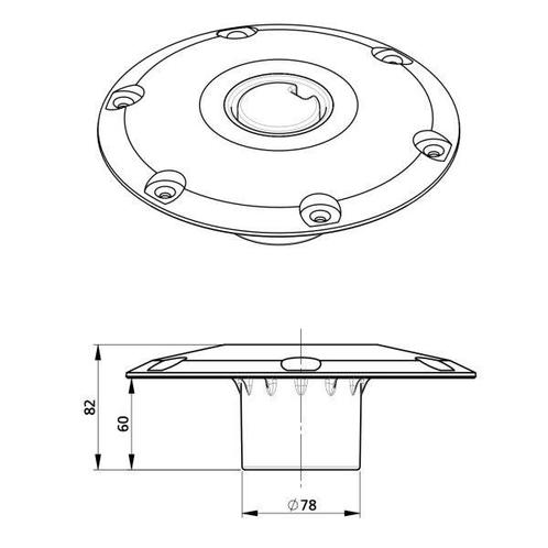 Bieden: Vetus aluminium steering support, Watersport en Boten, Bootonderdelen, Overige typen, Nieuw, Zeilboot of Motorboot, Ophalen of Verzenden