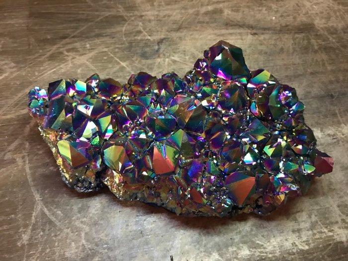 amethist Kristalcluster - Hoogte: 20 cm - Breedte: 10 cm-, Verzamelen, Mineralen en Fossielen