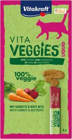 Vita Veggies Liquid wortel 6x15g dierensnack - Vitakraft, Dieren en Toebehoren, Honden | Herdershonden en Veedrijvers