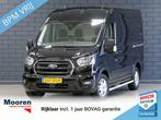 Ford Transit 350 2.0 TDCI 185PK L2H2 Limited, Auto's, Ford, Zwart, Nieuw, Transit, Lease