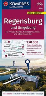 Fietskaart 3330 Regensburg und Umgebung Kompass, Boeken, Atlassen en Landkaarten, Nieuw, Verzenden