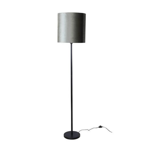Vloerlamp zwart met velours kap groen 40cm - Simplo, Huis en Inrichting, Lampen | Vloerlampen, Nieuw, Overige materialen, 150 tot 200 cm