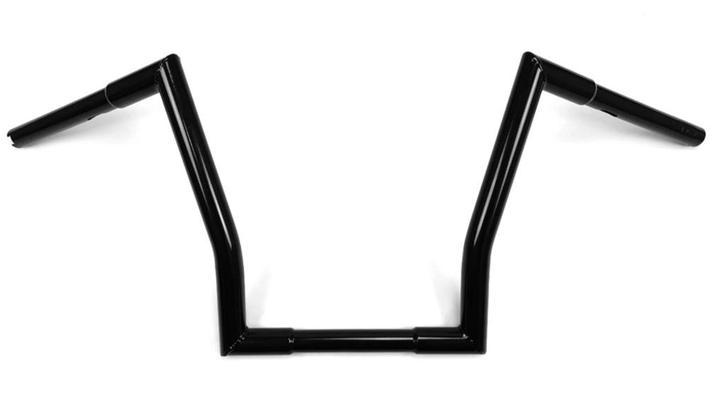 1 Inch Universeel Stuur Square Fat Apehanger 12 Inch Zwart, Motoren, Onderdelen | Harley-Davidson, Nieuw, Ophalen of Verzenden