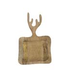 schaal/snijplank mango hout gewei 30cm, Huis en Inrichting, Woonaccessoires | Overige, Verzenden, Nieuw