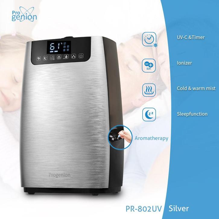 Luchtbevochtiger tegen droge lucht. Met UV-C en Ionisator., Witgoed en Apparatuur, Luchtbehandelingsapparatuur, Luchtbevochtiger