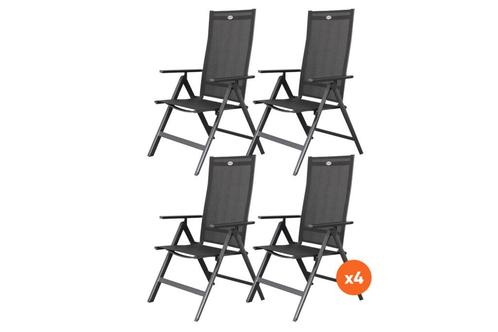 Set van 4 - Hartman Napoli verstelbare stoel, Tuin en Terras, Tuinsets en Loungesets, Nieuw, Overige materialen, Verzenden